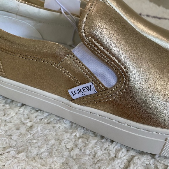 NWT J. Crew Factory Metallic Road Trip Slip-on
Sneakers - Picture 2 of 8